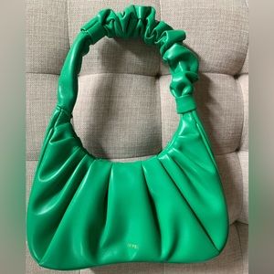 JW PEI Gabbi Ruched Hobo Handbag - Grass Green